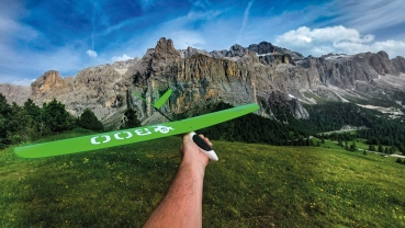 2694 Boo Slope Glider Holzbausatz in innovativer Sperrholzbauweise